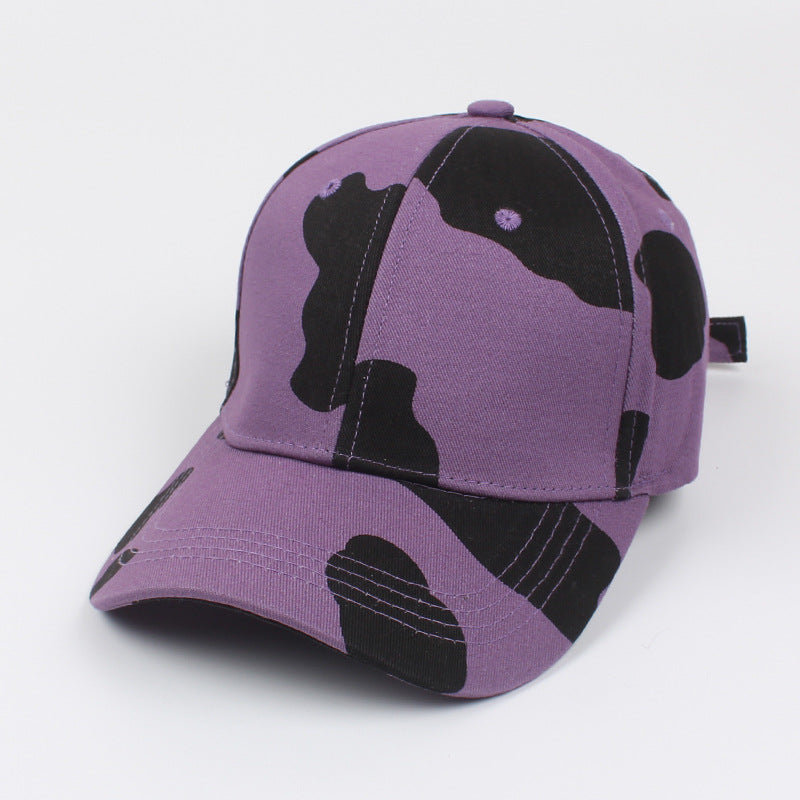 Gorra De Béisbol Con Estampado De Vaca De Algodón al por mayor